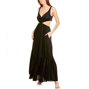 NWT Ash & Eden Pari Cutout Maxi Dress, Medium